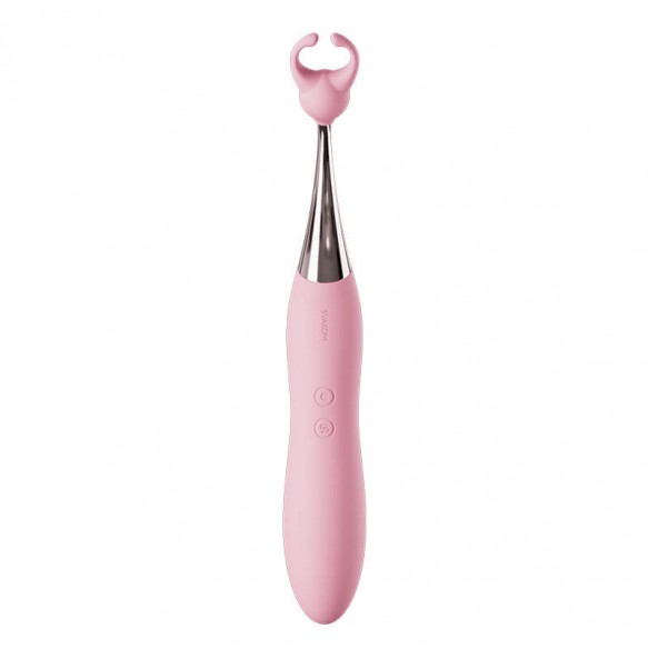 USA SVAKOM - Beatrice Double-Head Vibration Clitoral Tip Stimulator (Chargeable - Pink)